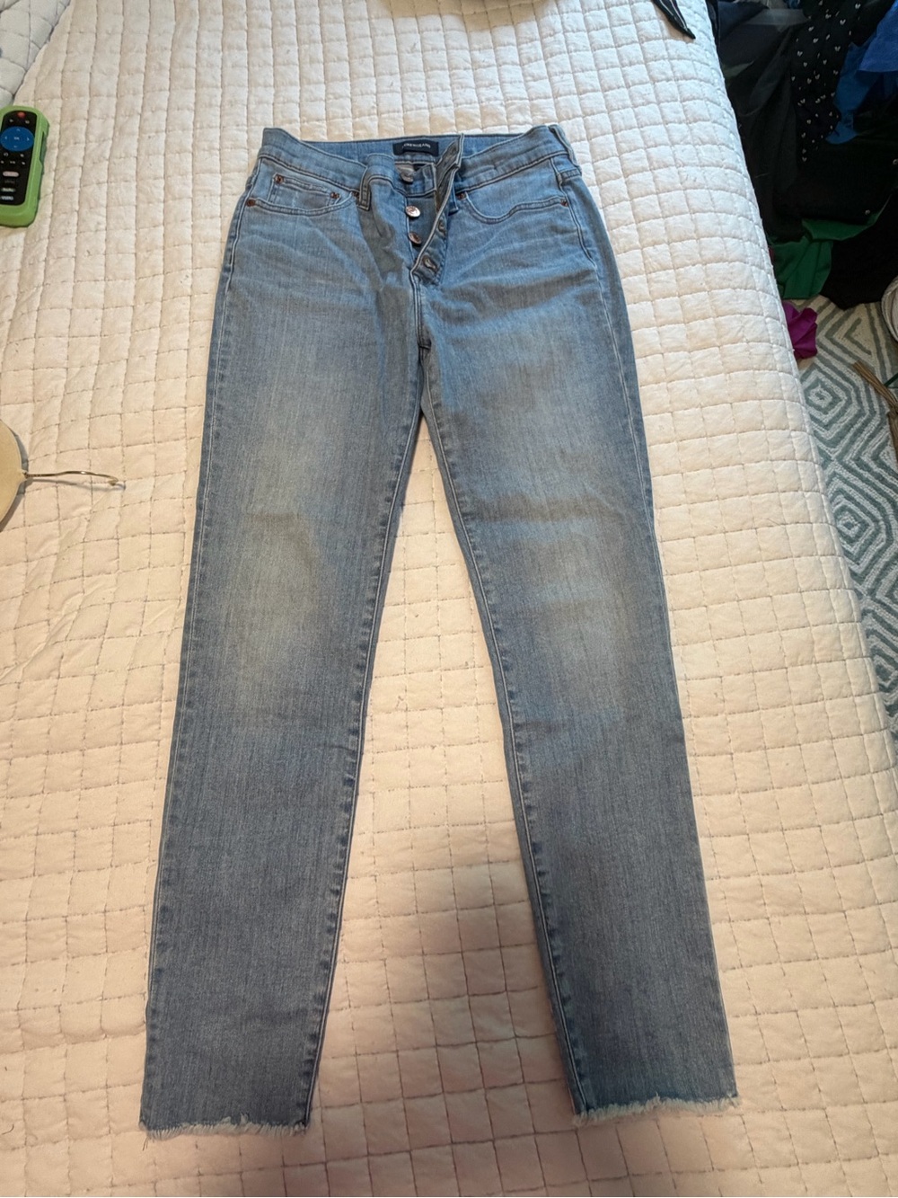 Jcrew 9” high-rise toothpick Jean